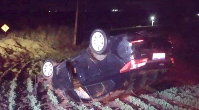 Jornalista capota carro e sai ileso de acidente