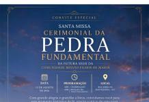 Comunidade Missão Filhos de Maria lança pedra fundamental da futura sede em Londrina no dia 15 de agosto