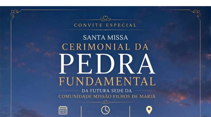 Comunidade Missão Filhos de Maria lança pedra fundamental da futura sede em Londrina no dia 15 de agosto