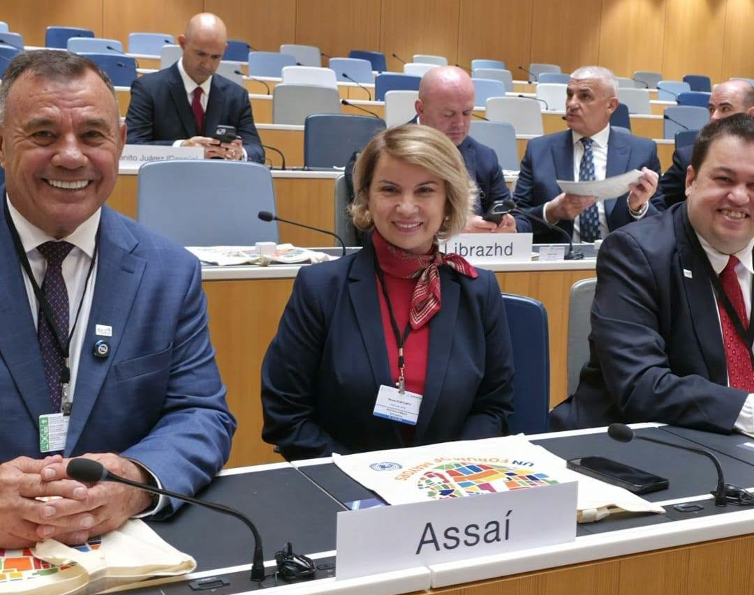 Assaí no Topo do Mundo: Prefeito Tuti Bomtempo representa a América Latina na ONU Assaí no Topo do Mundo: Prefeito Tuti Bomtempo representa a América Latina na ONU