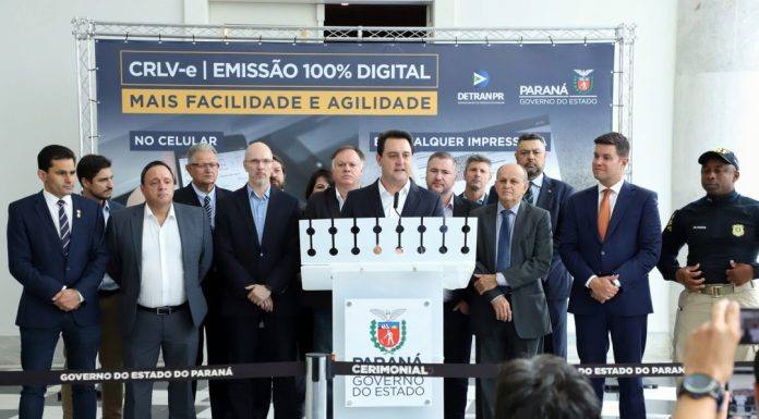 Paraná já emite Registro de Licenciamento de Veículo eletrônico