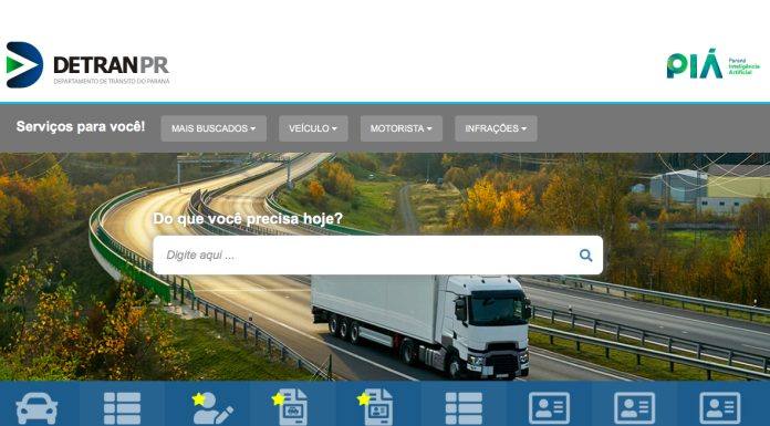 Novo portal de serviços do Detran Paraná já está no ar