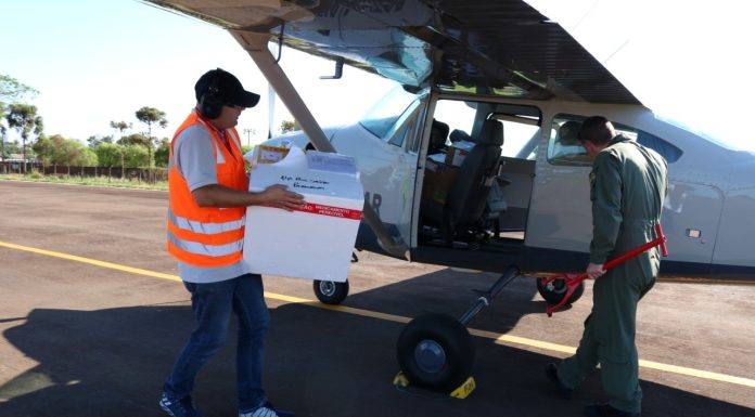 Aeronaves já coletaram 1.457 amostras de material para testes do novo coronavírus