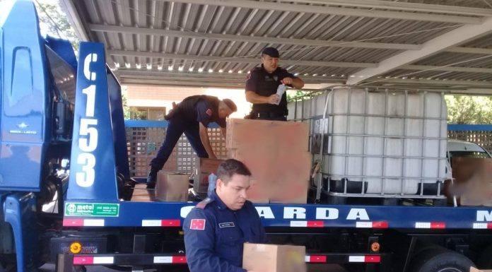 Álcool etílico e álcool gel são entregues à Defesa Civil em Londrina