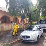 Áreas de risco foram desinfetadas e higienizadas no Município de Uraí Áreas de risco foram desinfetadas e higienizadas no Município de Uraí