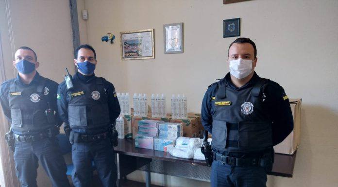 Guarda Municipal de Arapongas recebe doação do Senasp