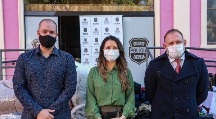 Servidores da Polícia Civil contribui com a campanha Aquece Paraná