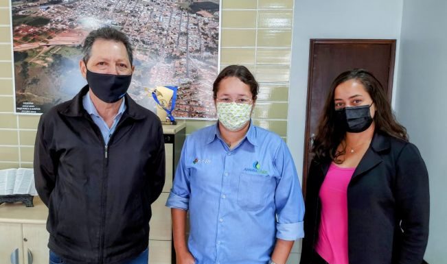 Prefeito Germano recebe visita técnica da Bióloga do Angra Doce