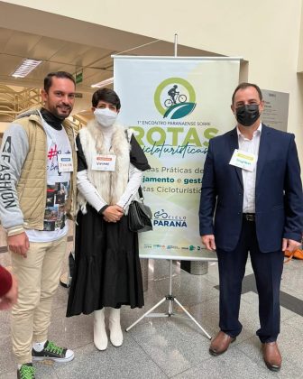 Secretário de Indústria, Comércio e Turismo de Rio Branco do Ivaí Junior Moreira, participou na Sexta Feira (3/6) do Dia Mundial da Bicicleta