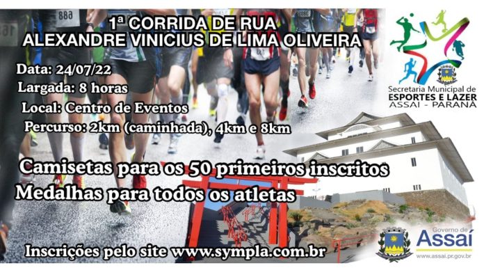 Vem aí a Primeira Corrida de Rua de Assaí