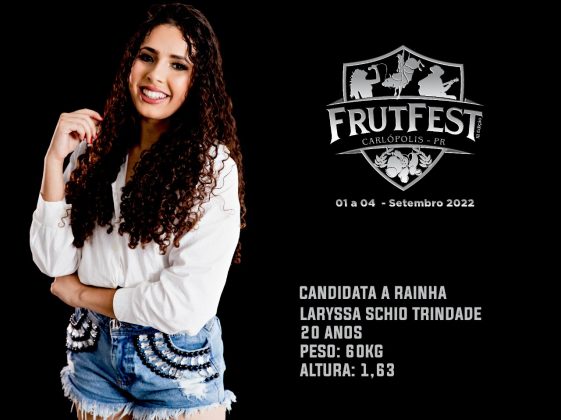 Hoje tem escolha da Rainha da Frutfest em Carlópolis!