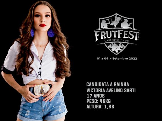 Hoje tem escolha da Rainha da Frutfest em Carlópolis!