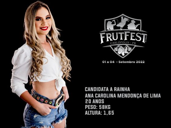 Hoje tem escolha da Rainha da Frutfest em Carlópolis!