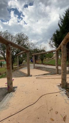 Obras avançam e reforma da praça de Congonhas devem ser entregues em setembro
