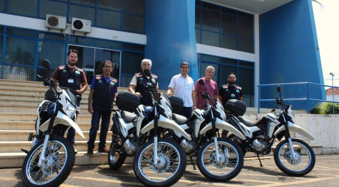 Prefeitura adquire novas motos para o Departamento de Fiscalização