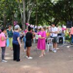 Evento na praça homenageia mulheres de Santo Antônio da Platina