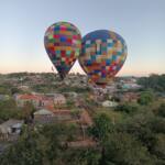 Revoada de balões transforma Ribo Branco do Ivaí na Capadócia Paranaense