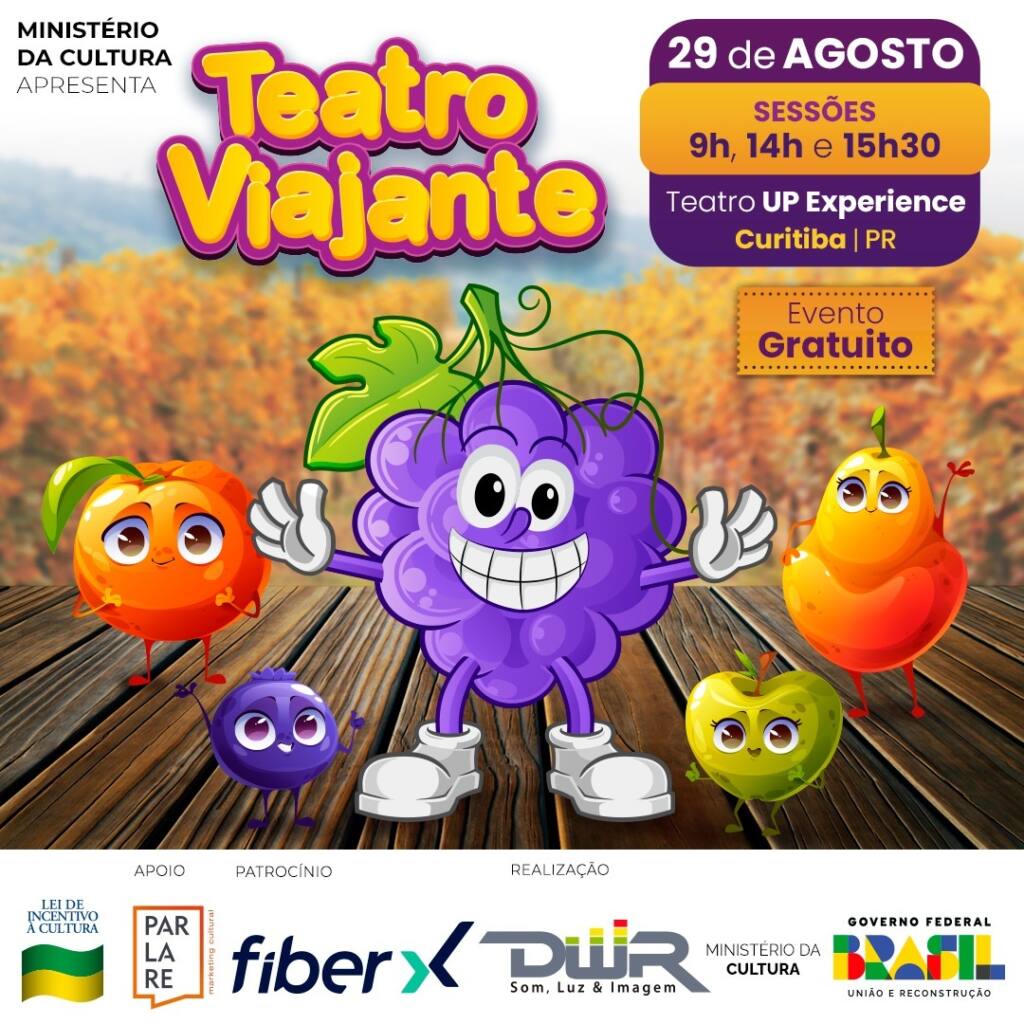 Peça teatral gratuita ensina às crianças a importância da alimentação saudável Peça teatral gratuita ensina às crianças a importância da alimentação saudável