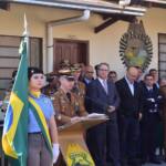 Cerimônia em comemoração ao aniversário da Polícia Militar