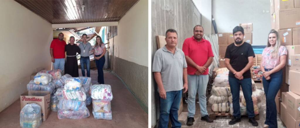 Solidariedade em Sertaneja: prefeitura entrega alimentos arrecadados durante a XXV Festa do Peão a hospitais da região