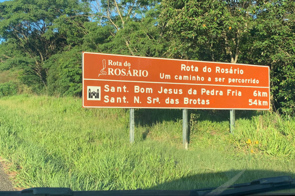 Para fomentar o turismo regional, Rota do Rosário ganha nova sinalização Para fomentar o turismo regional, Rota do Rosário ganha nova sinalização