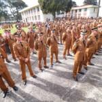 Desfile de 170 anos mostra evolução da tecnologia usada pela PM para ajudar população