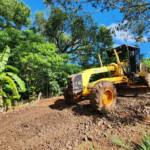 Patrulha rural inicia readequação de carreadores na Secção Tigrinho