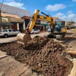 Segue em ritmo acelerado a obra de revitalização da Av. Rio de Janeiro