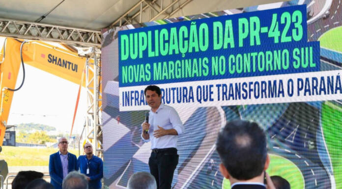 Ampliação do Contorno Sul de Curitiba é obra histórica para o Paraná, diz Alexandre Curi