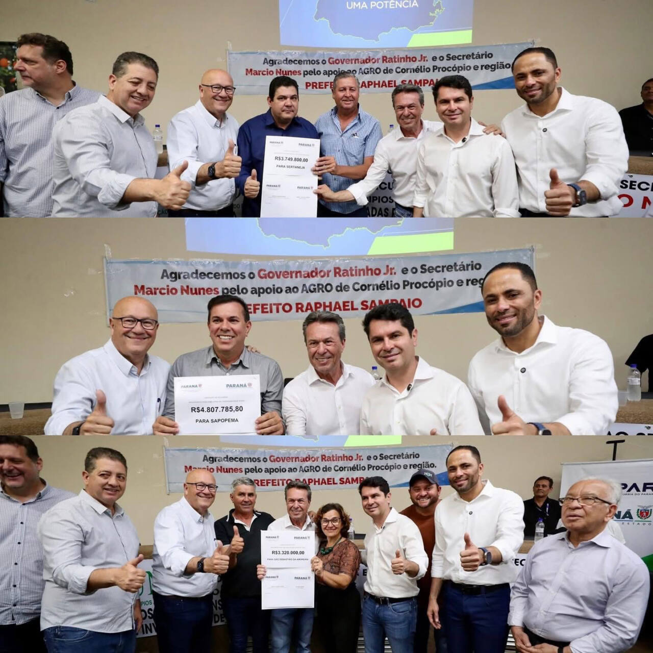 Municípios da Amunop recebem cerca de R$ 85 milhões para investimentos na agricultura