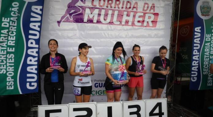 Com apoio da Prefeitura de Guarapuava, 10ª edição da Corrida da Mulher foi um sucesso na cidade no último domingo (17)