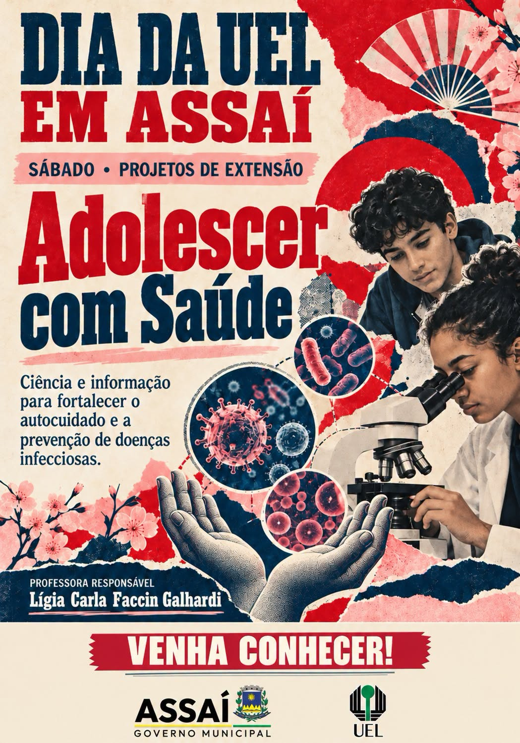 UEL leva serviços de saúde, ciência e cultura à população de Assaí neste sábado