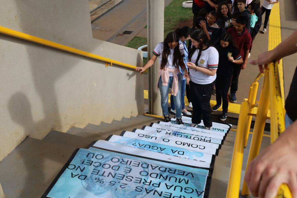 Dia Mundial da Água: SEMAG desenvolve atividades de conscientização e sustentabilidade nos colégios de Guarapuava
