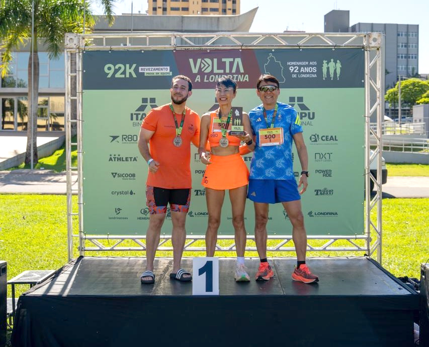 Equipe vence Volta a Londrina e completa percurso de 92 km em 5h45