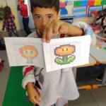 Educadora do CMEI Izabel de Oliveira Pacheco cria atividade de frequência utilizando o jogo Mario Bros