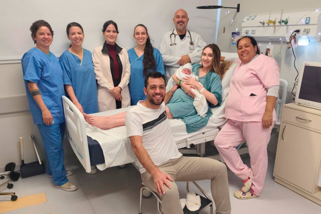 Felipe é o primeiro bebê a nascer na nova maternidade do Hospital Regional de Ivaiporã / Foto: Arquivo pessoal
