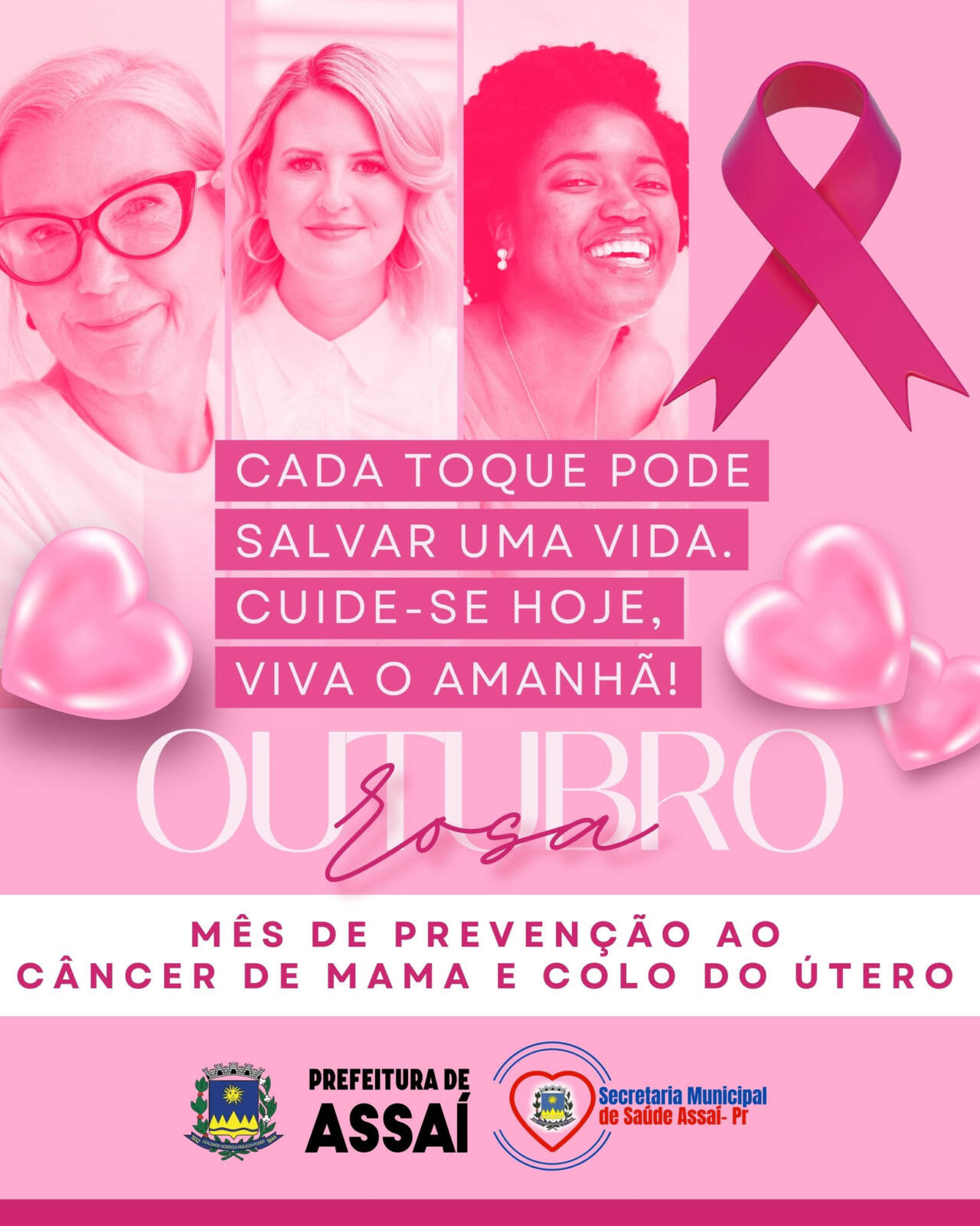 Outubro Rosa 2025 – Assaí unida pela saúde da mulher!