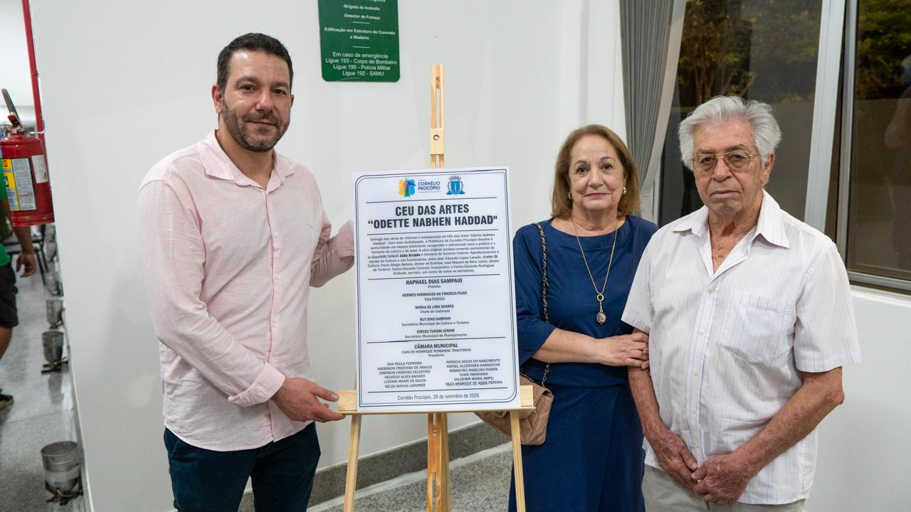 CEU das Artes reabre após reforma de R$ 140 mil em Cornélio Procópio CEU das Artes reabre após reforma de R$ 140 mil em Cornélio Procópio