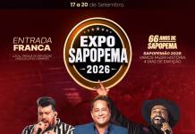 Sapopemão 2026 terá shows gratuitos de Leonardo e Alexandre Pires nos 66 anos de Sapopema