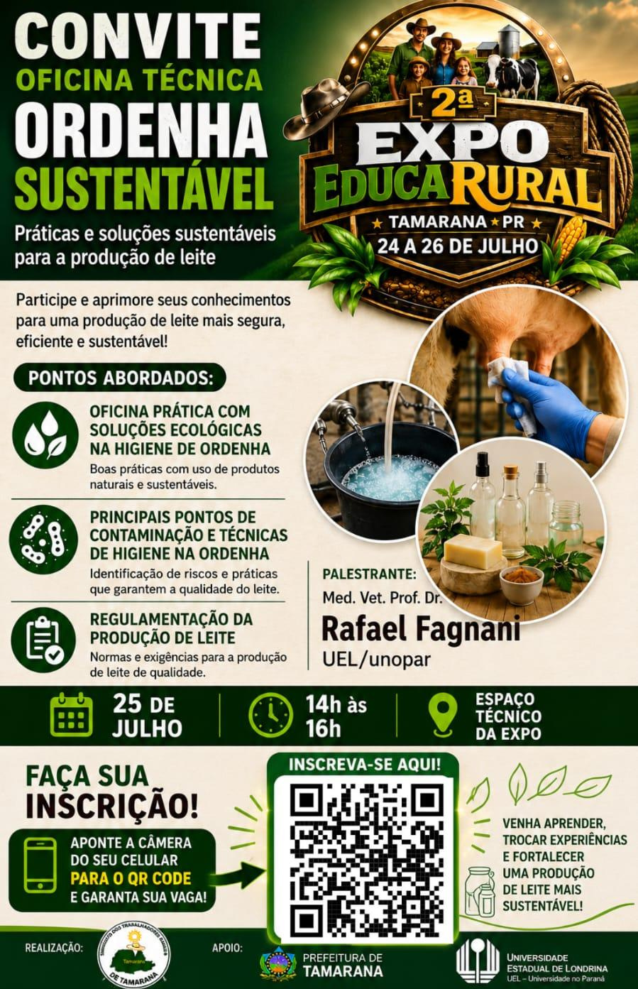 Expo Educa Rural reúne capacitação para produtores, rodeio e shows gratuitos em Tamarana Expo Educa Rural reúne capacitação para produtores, rodeio e shows gratuitos em Tamarana