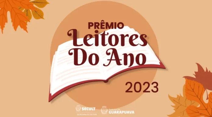 Prefeitura de Guarapuava promove mais uma edição do Prêmio Leitores do Ano nesta quarta- feira, 27 de março