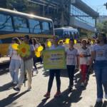 Passeata alerta para luta contra a exploração sexual de crianças e adolescentes