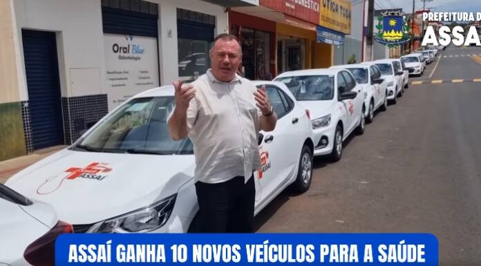Assaí ganha 10 novos veículos para a Saúde