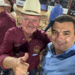 Ao lado do prefeito Oberdam de Oliveira e do empresário Dóia Gazin, presidente da AMP prestigia 1ª Expo Douradina 2025