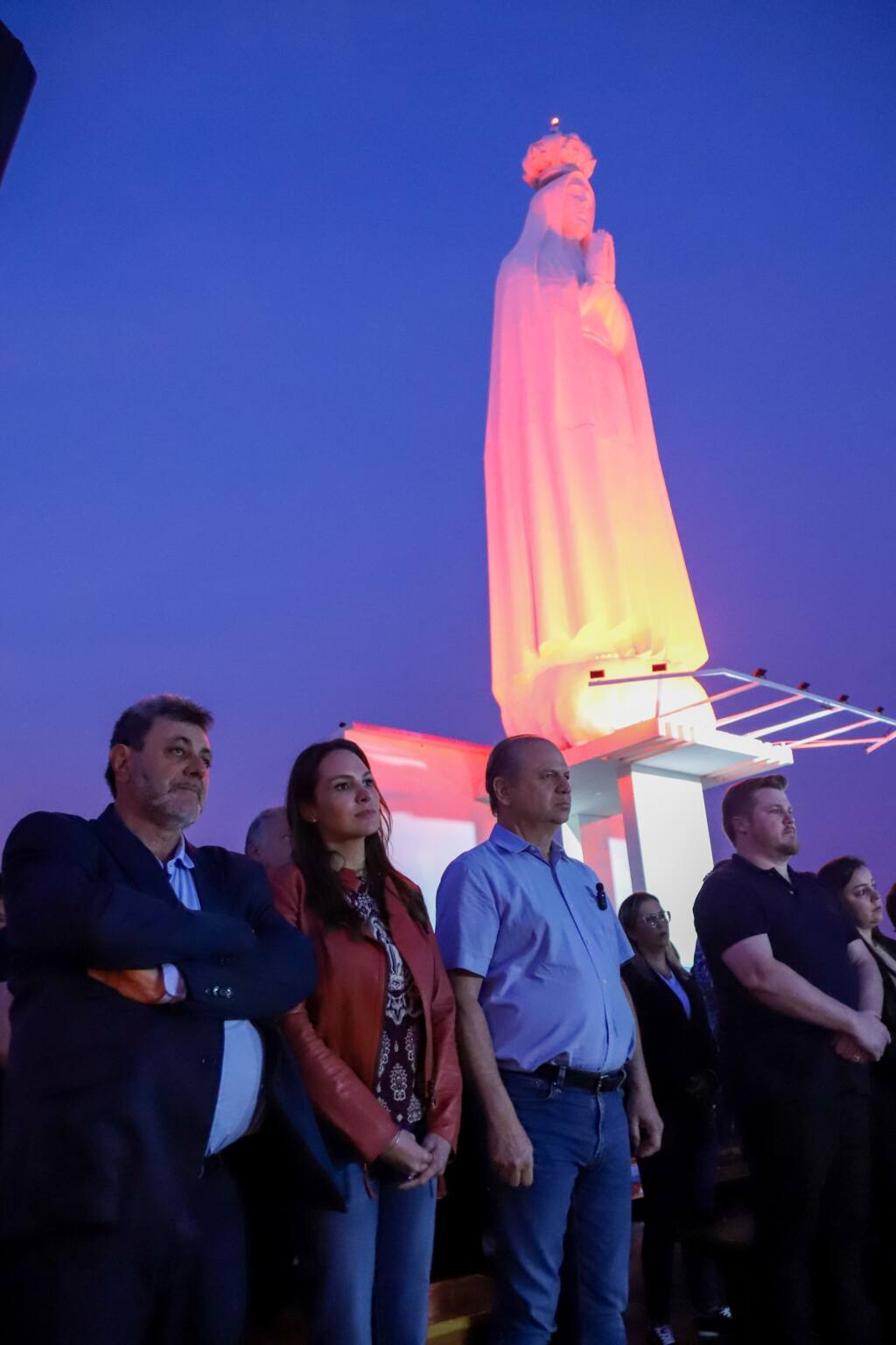 Maria Victoria (PP) destaca potencial do turismo religioso em Nova Cantu na inauguração do Caminho de Maria