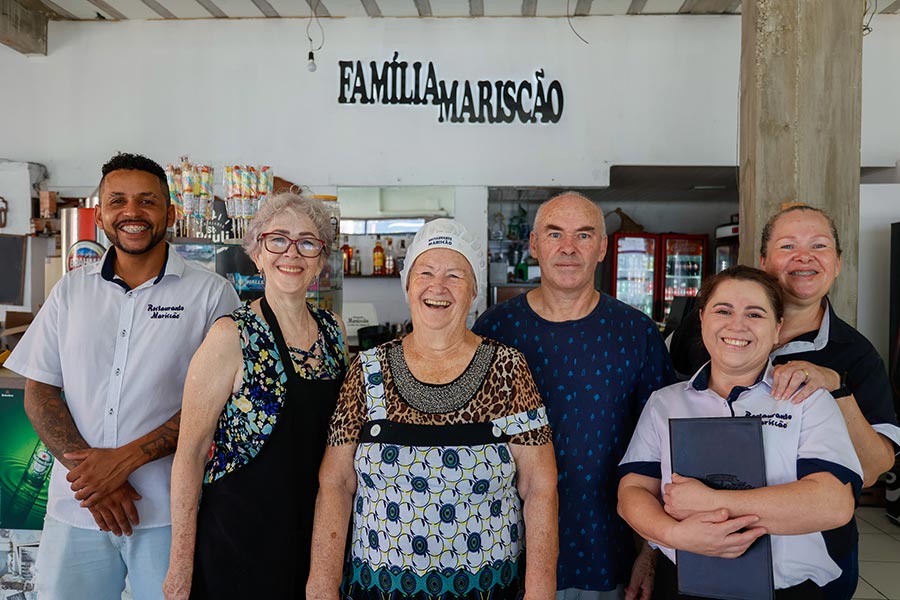 No Restaurante Mariscão, um dos mais tradicionais da cidade, com 37 anos, o faturamento cresceu cerca de 30%. Foto: Gabriel Rosa/AEN