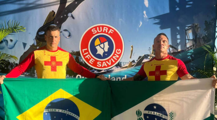 Bombeiro conquista medalha inédita ao Paraná no Mundial de Salvamento Aquático