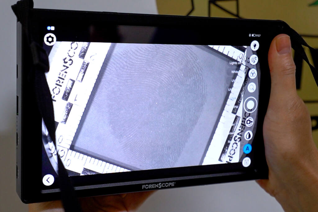 Equipamento de papiloscopia da PCPR