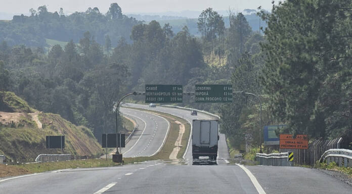 Duplicação entre Mauá da Serra e distrito de Londrina chega aos 74,7% de execução