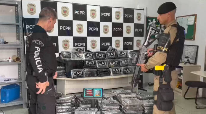 Maior apreensão de cocaína do ano: PCPR e PMPR localizam 681 quilos da droga em Piraquara
